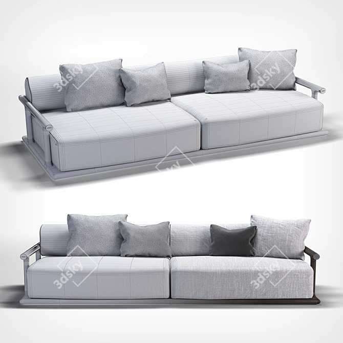 Icaro Sofa: Elegant, Modern Design 3D model image 3