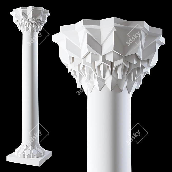 Arabesque Column 2014 3D model image 1