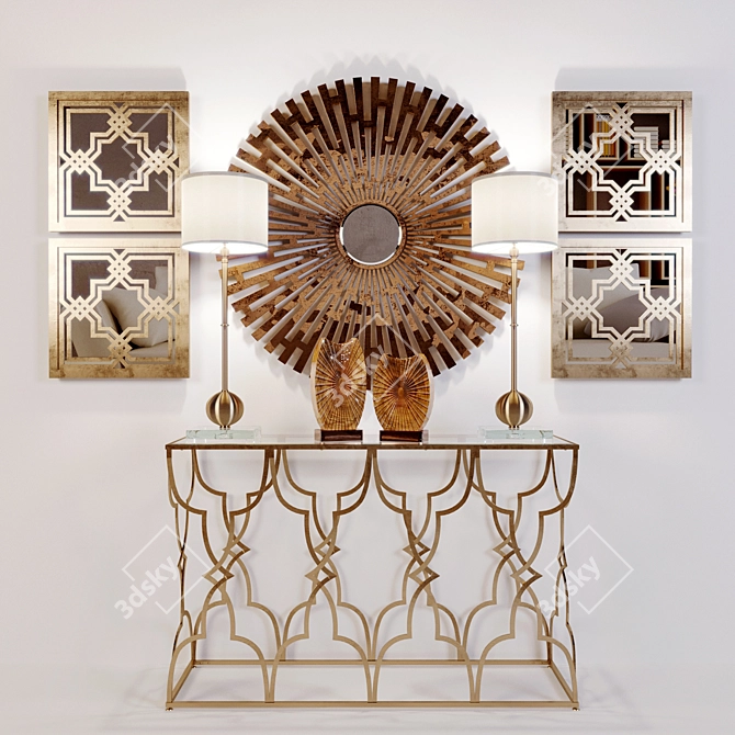 Elegant Decor Set: Uttermost Collection 3D model image 1