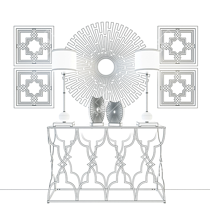 Elegant Decor Set: Uttermost Collection 3D model image 2