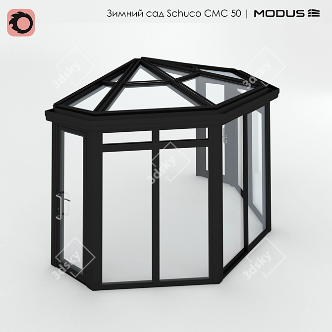 Winter Oasis: CMC 50 MODUS Garden 3D model image 1