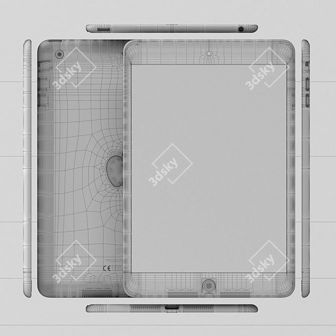 Compact and Powerful: Apple iPad Mini 3D model image 3