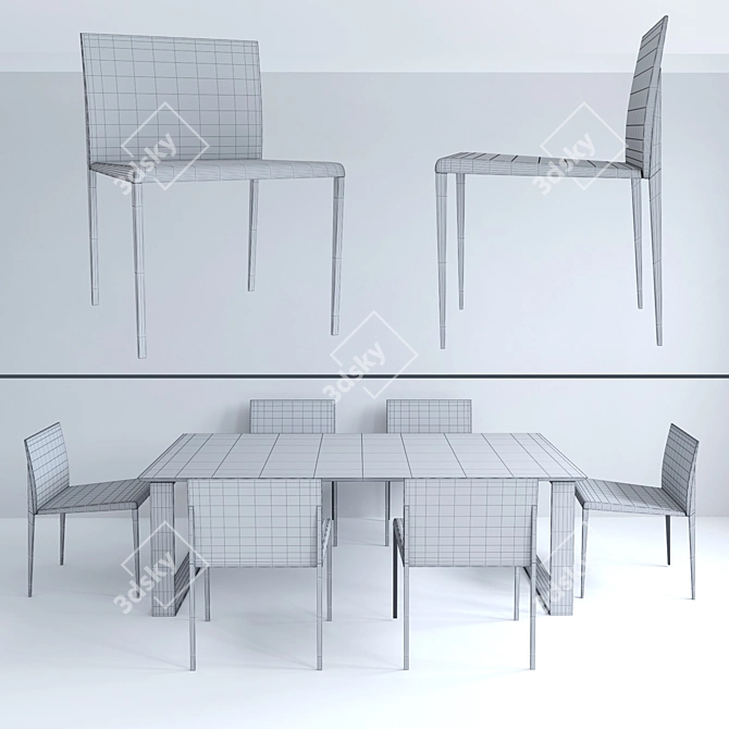 Poliform Tavoli: Sleek and Stylish Tables for Every Space 3D model image 3