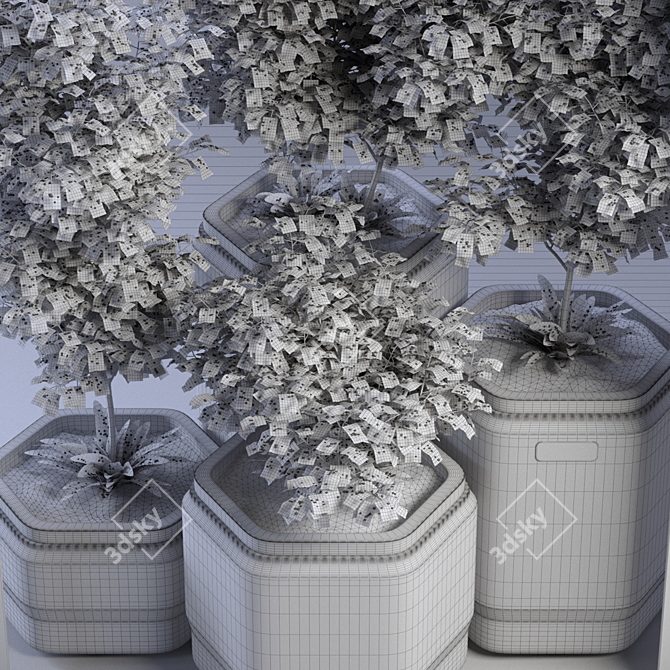 Corona Scatter: Authentic Plant Effects 3D model image 3