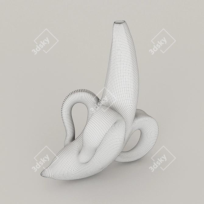 Golden Banana: Unlock Your Health 3D model image 2