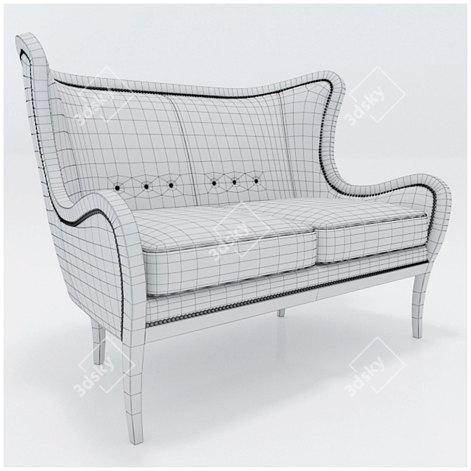 Opera Contemporary Vanessa Sofa 3D model image 3