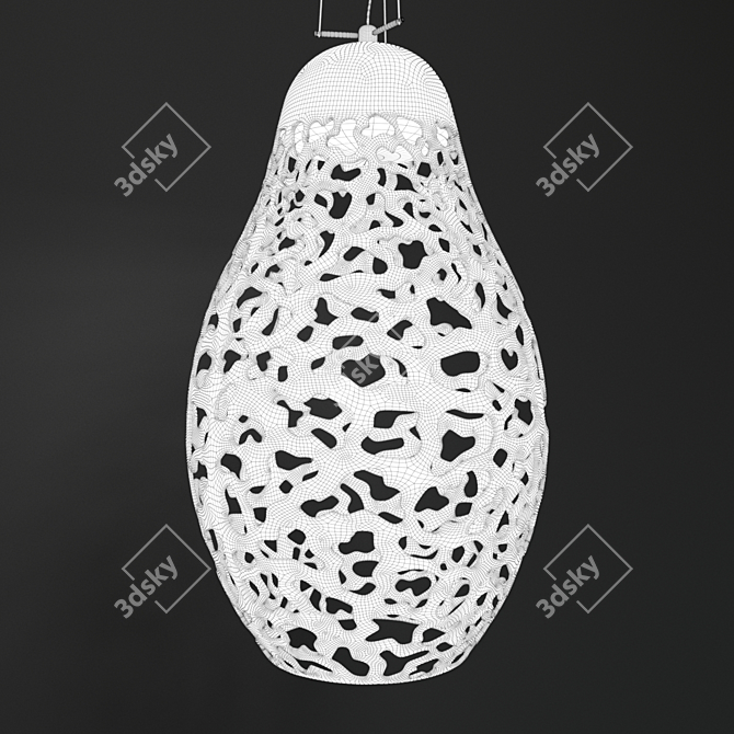 Aldo Bernardi Matrioske: Elegant Pendant Light 3D model image 2