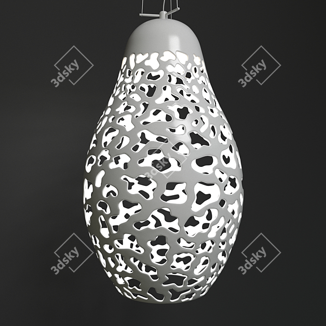 Aldo Bernardi Matrioske: Elegant Pendant Light 3D model image 3