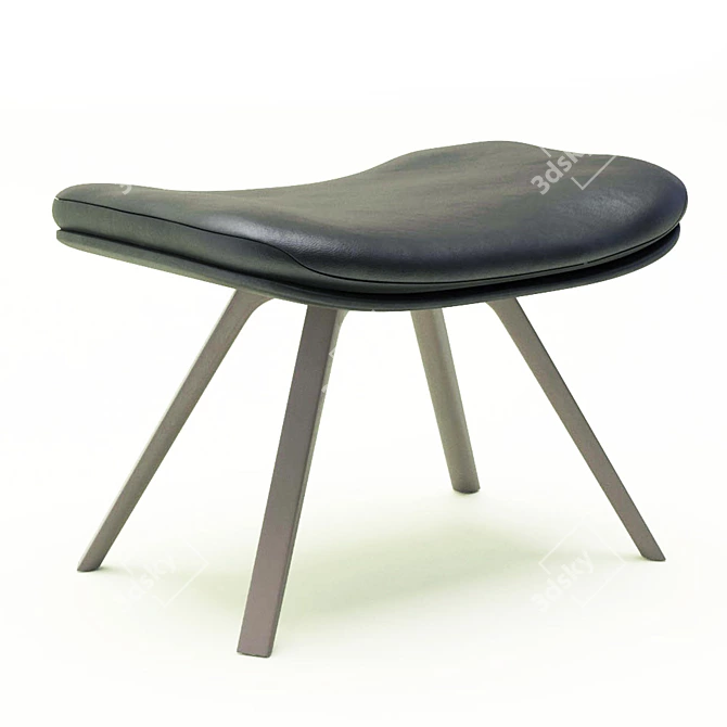 Sleek Armchair in Modern Design 3D model image 3