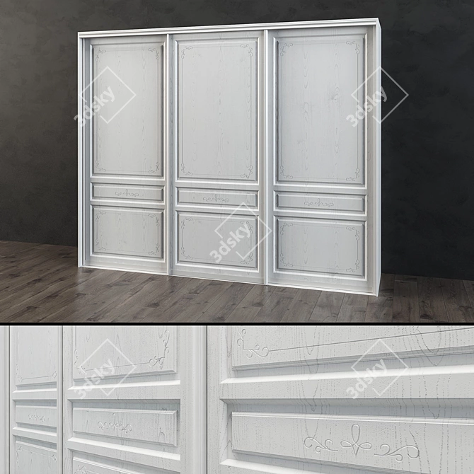 ARISTO Venecia/Verona Wardrobe Set - Stylish and Spacious 3D model image 1