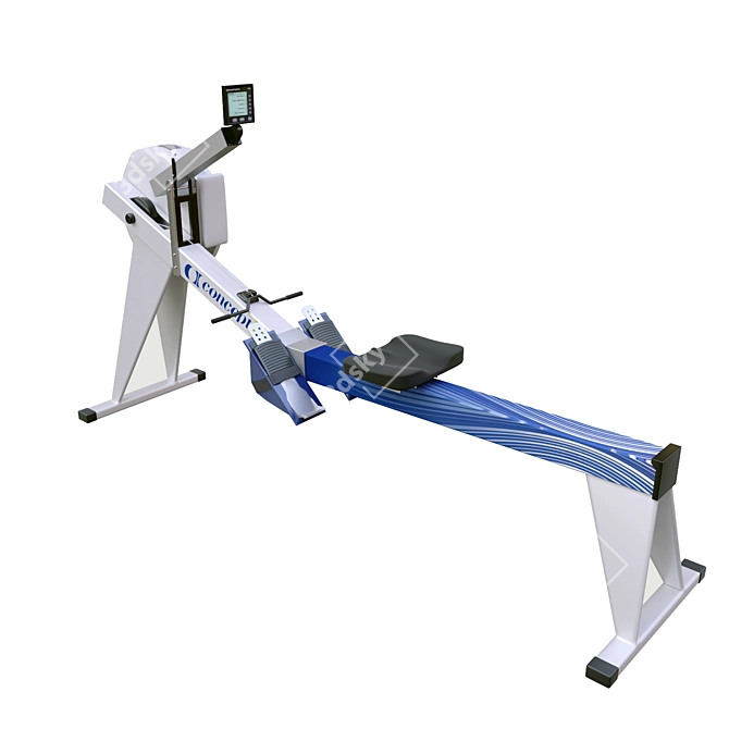 Ultimate Concept2 Rower 3D model image 4