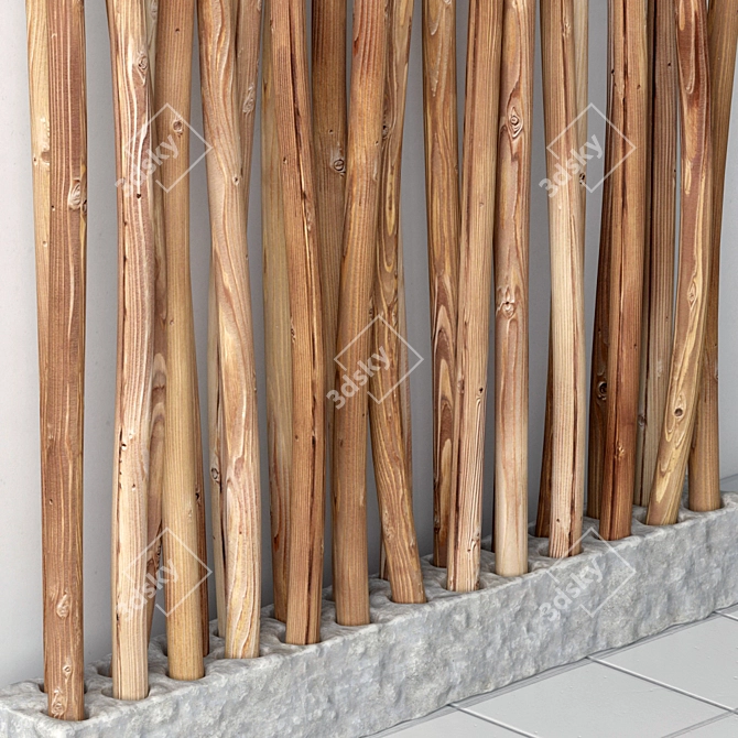 Decor Dry Dranches: High-Resolution 3D Branch Models 3D model image 2