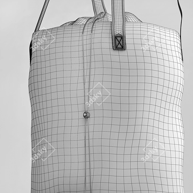 Laundry Basket Bag - H&M 3D model image 3