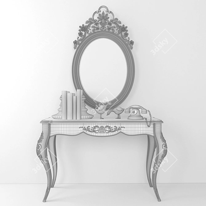 Francescopasi Luxury Console Set 3D model image 3