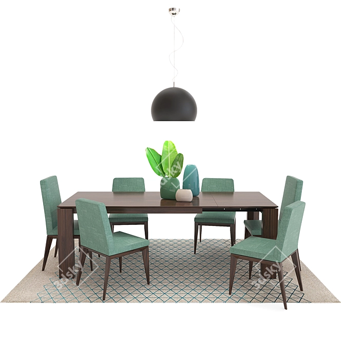 Modern Calligaris Furniture Set 3D model image 2