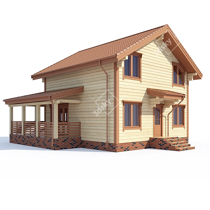 Modern Home Design Kit 3D model image 1