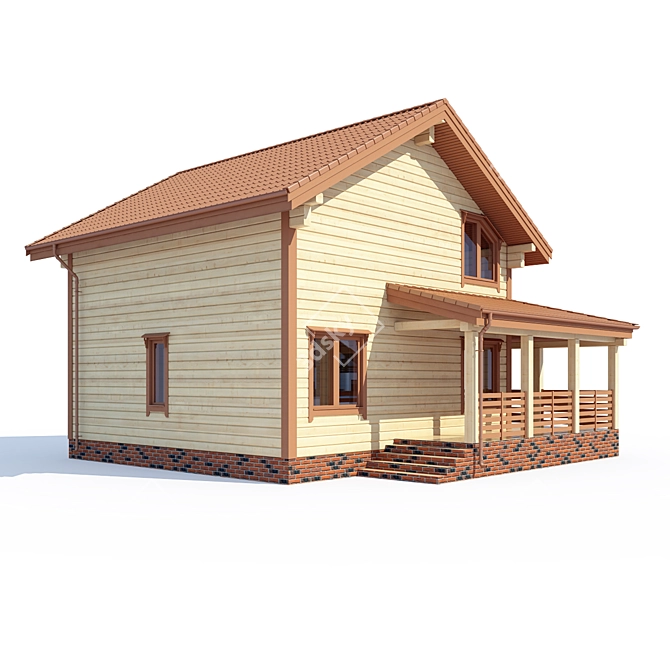 Modern Home Design Kit 3D model image 2