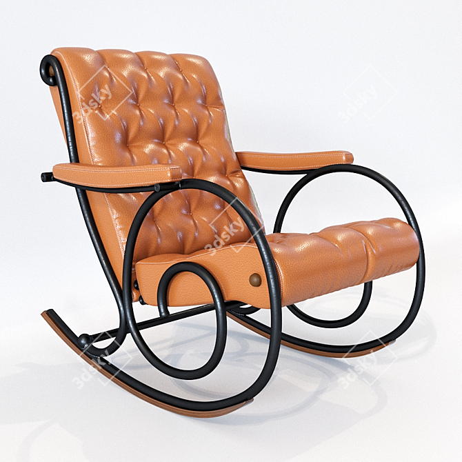 Classic Rocking Chair - 3D Model 3D model image 1