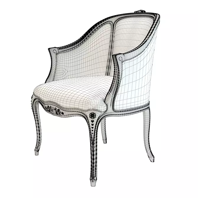 Luxury Pierre Armchair - Galimberti Nino 3D model image 3