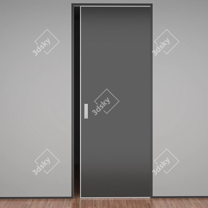 Sliding Door Mechanism 800x2000 3D model image 1