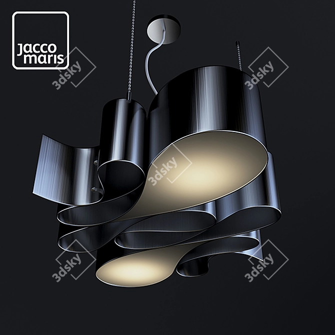 Elegant Paraaf Chandelier by Jacco Maris 3D model image 1