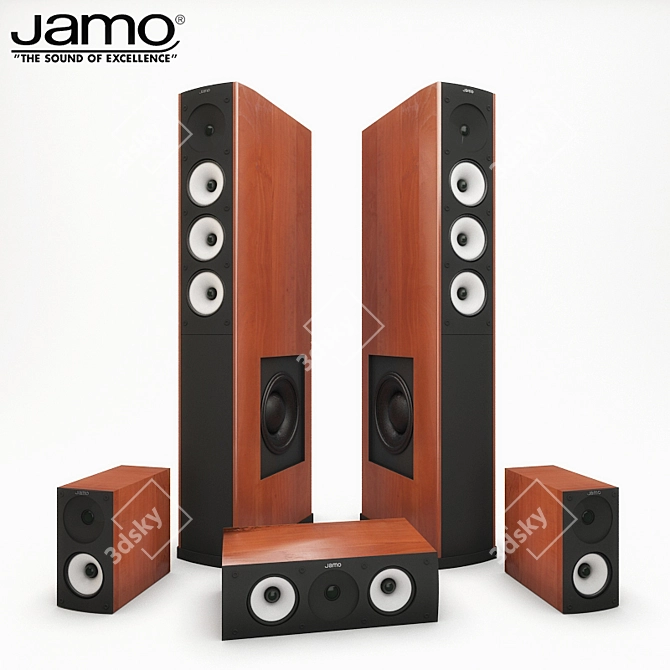 Immersive Home Cinema System - Jamo S 628 3D model image 1