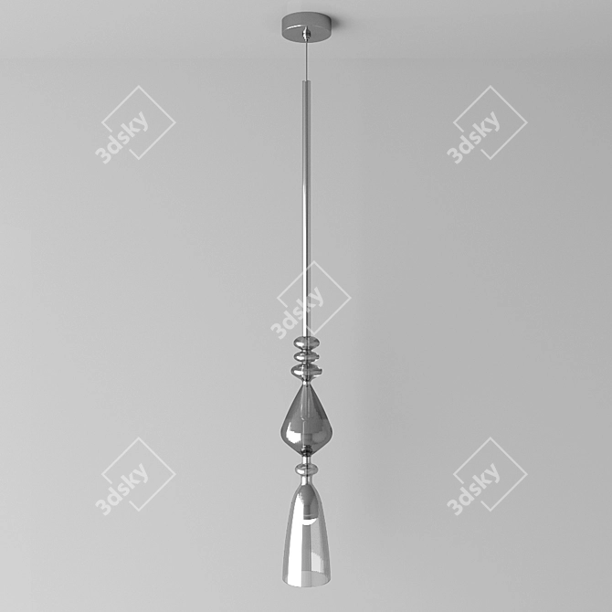 Crystal Lux SP1 Smoke Pendant 3D model image 1