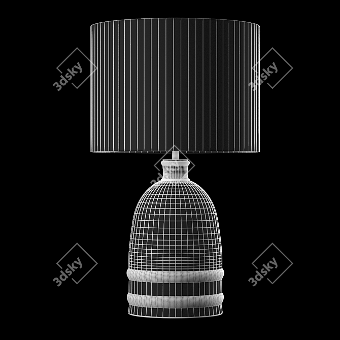 Sleek Porta Romana Ridley Lamp - Versatile Lighting Solution 3D model image 2