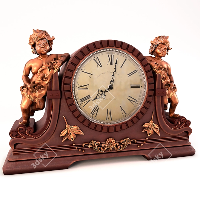 Elegant Timepieces for Décor 3D model image 1