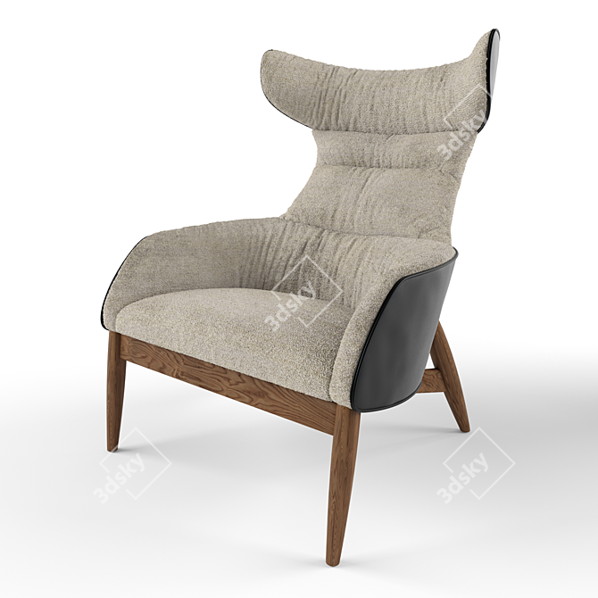 Luxury Ritzwell Beatrix Armchair 3D model image 1