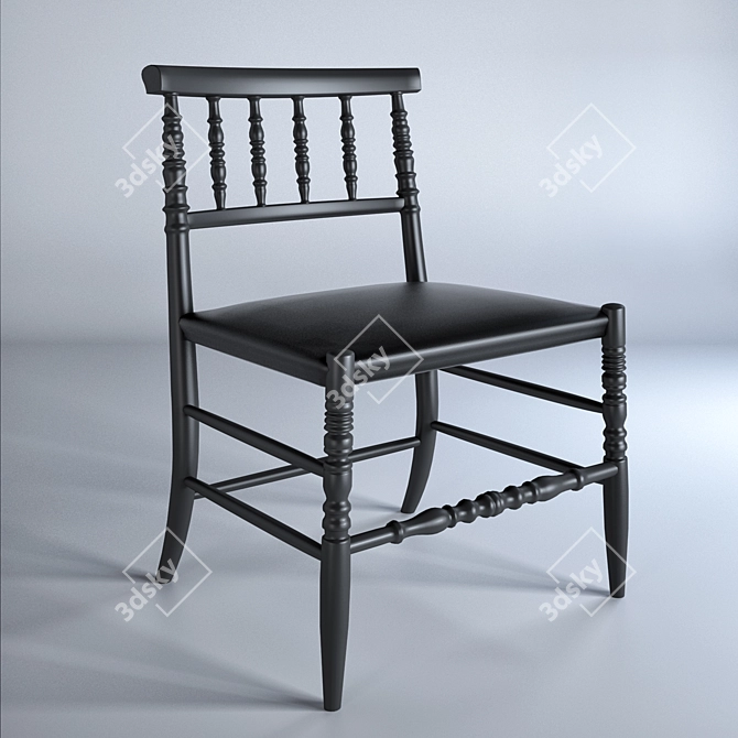 Modern Classics Cappelini Chair 3D model image 1