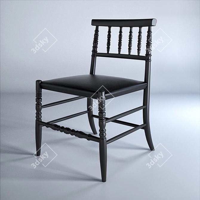 Modern Classics Cappelini Chair 3D model image 2