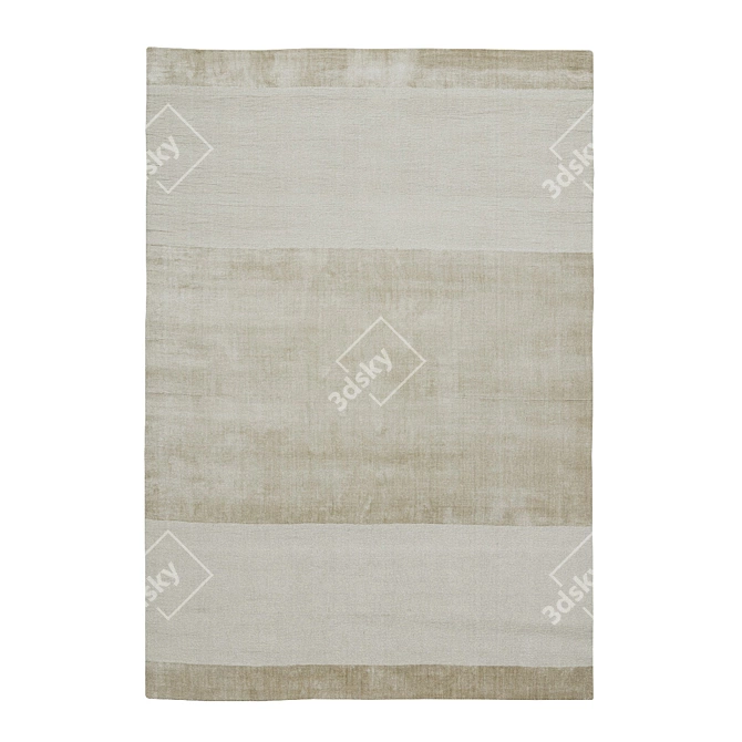 Silva Rugs Collection: Ivory, Navy, Rouge, Stone 3D model image 2