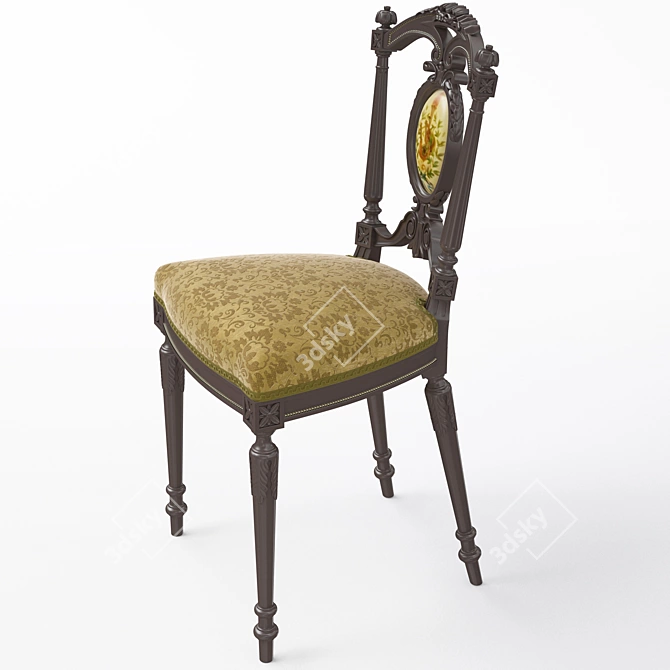 Timeless Elegance Chair 3D model image 3