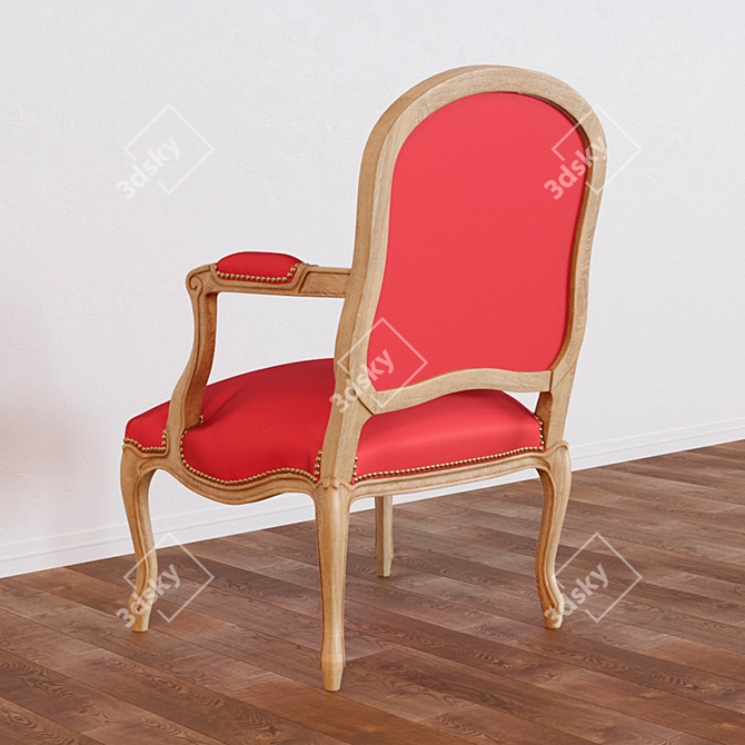 Bijou Armchair: Sleek Design, Supreme Comfort 3D model image 2