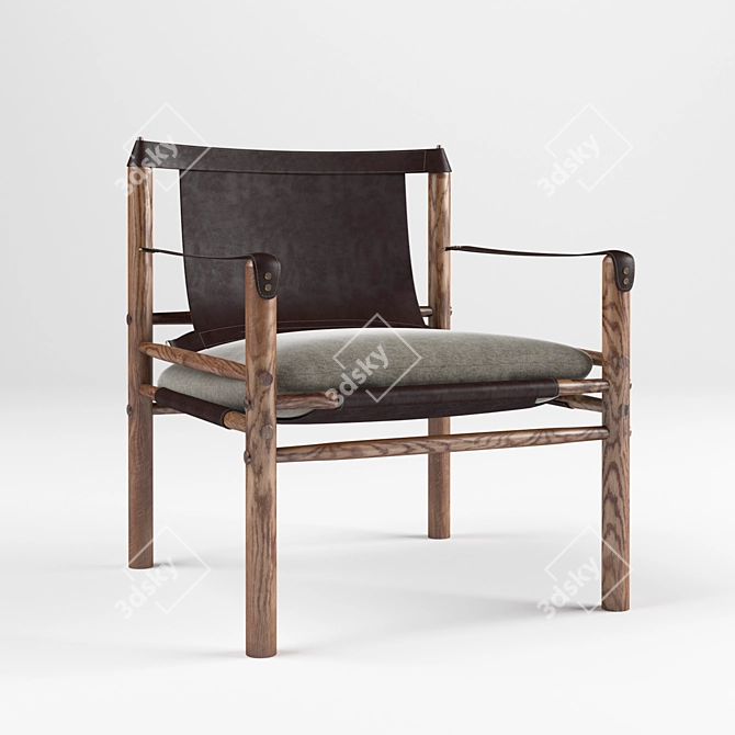 Luxurious Leather Chair | L1898-01 3D model image 1