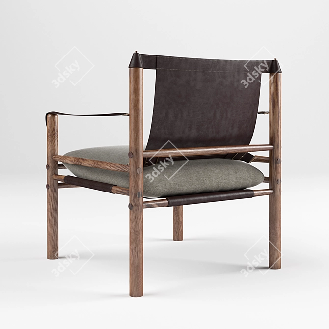 Luxurious Leather Chair | L1898-01 3D model image 2