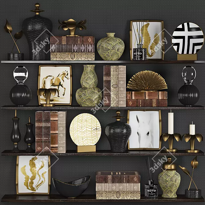 Deluxe Decor Set: Stunningly Detailed 3D Models 3D model image 1