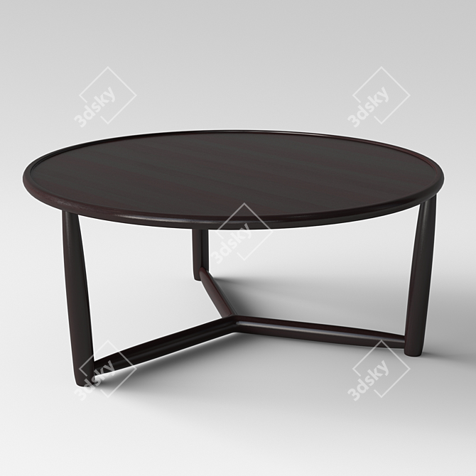 Modern Round Coffee Table 3D model image 1