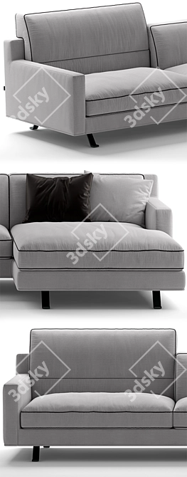 Frigeriosalotti JAMES: Luxurious Sofas 3D model image 2