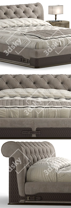 Title: Luxury Chester Laurence Bed 3D model image 2