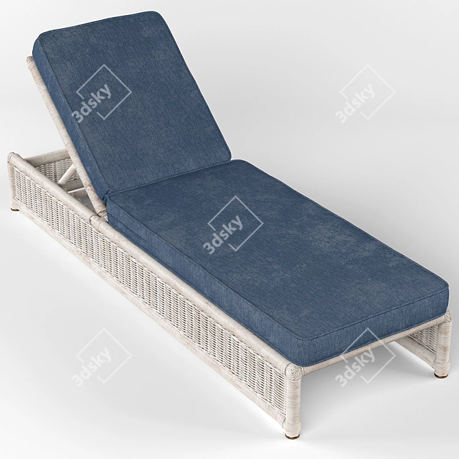 Pacific Dream Chaise 3D model image 1