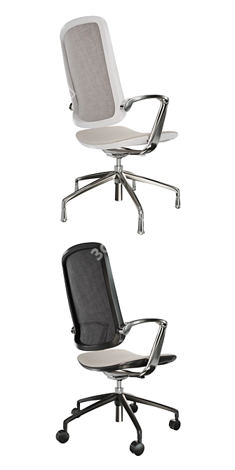 Trinetic Office Chair: 3D Model 3D model image 2