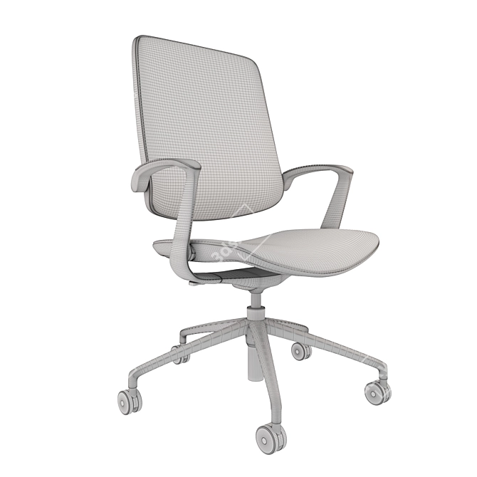 Trinetic Office Chair: 3D Model 3D model image 3