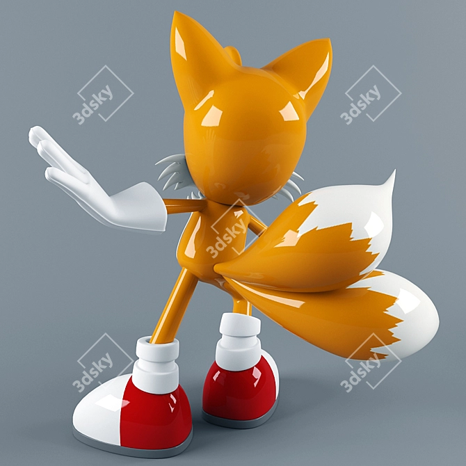 Sonic's Sidekick: Miles Tails Prower 3D model image 2