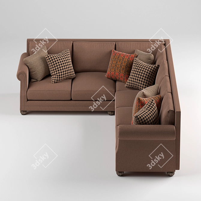 Julianna Sectional - King Hickory
Угловой диван Julianna - King Hickory 3D model image 2