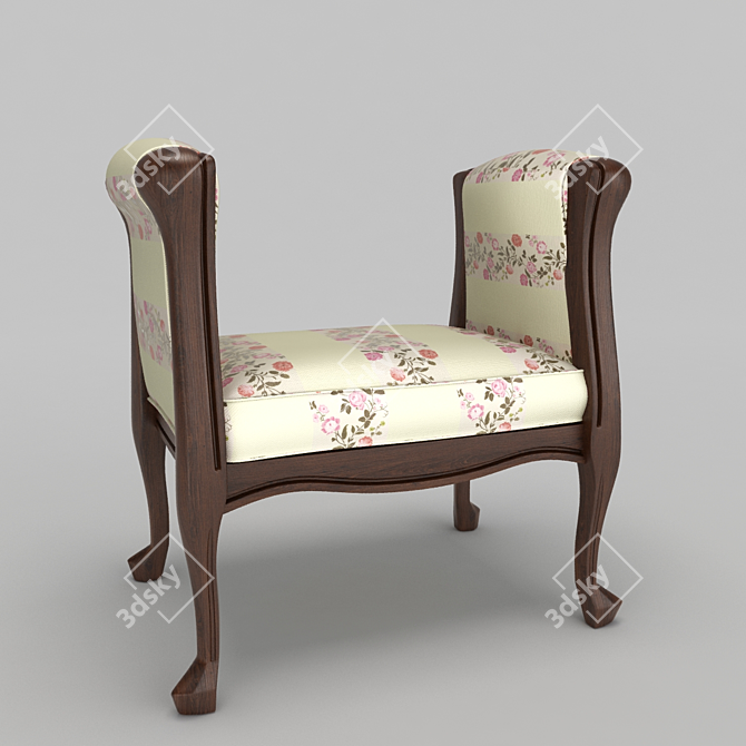 Amadeus Single Seat Banquette 3D model image 1