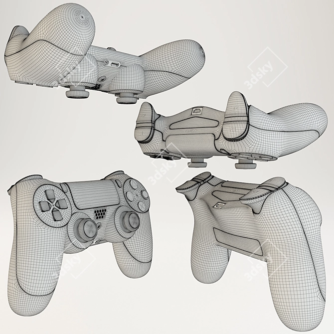 Sony PS4 Gaming Console 3D model image 3