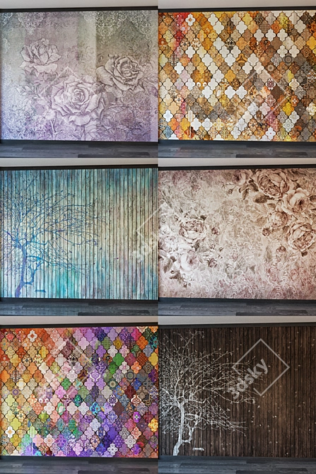 Affresco Wallpaper Collection Re-Space 3D model image 2