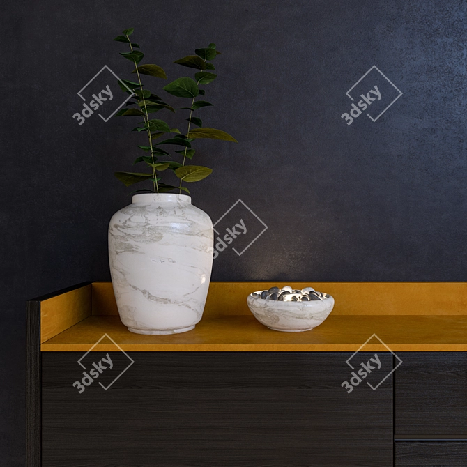 Modern Sideboard with Frames by Mario Ruiz 3D model image 3